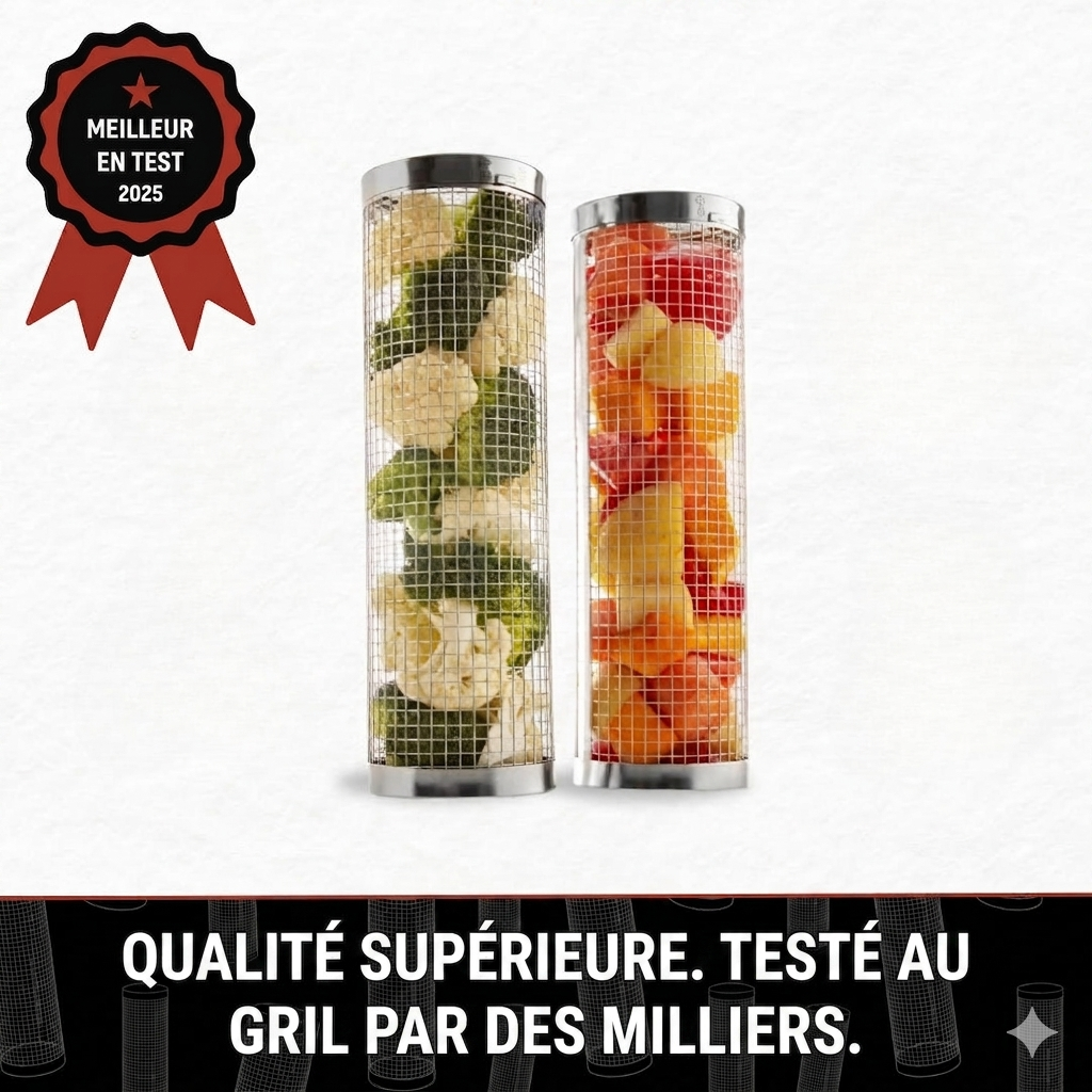 Panier de Cuisson pour Barbecue – Des grillades parfaites à chaque fois ✅