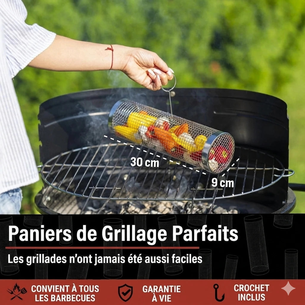Panier de Cuisson pour Barbecue – Des grillades parfaites à chaque fois ✅