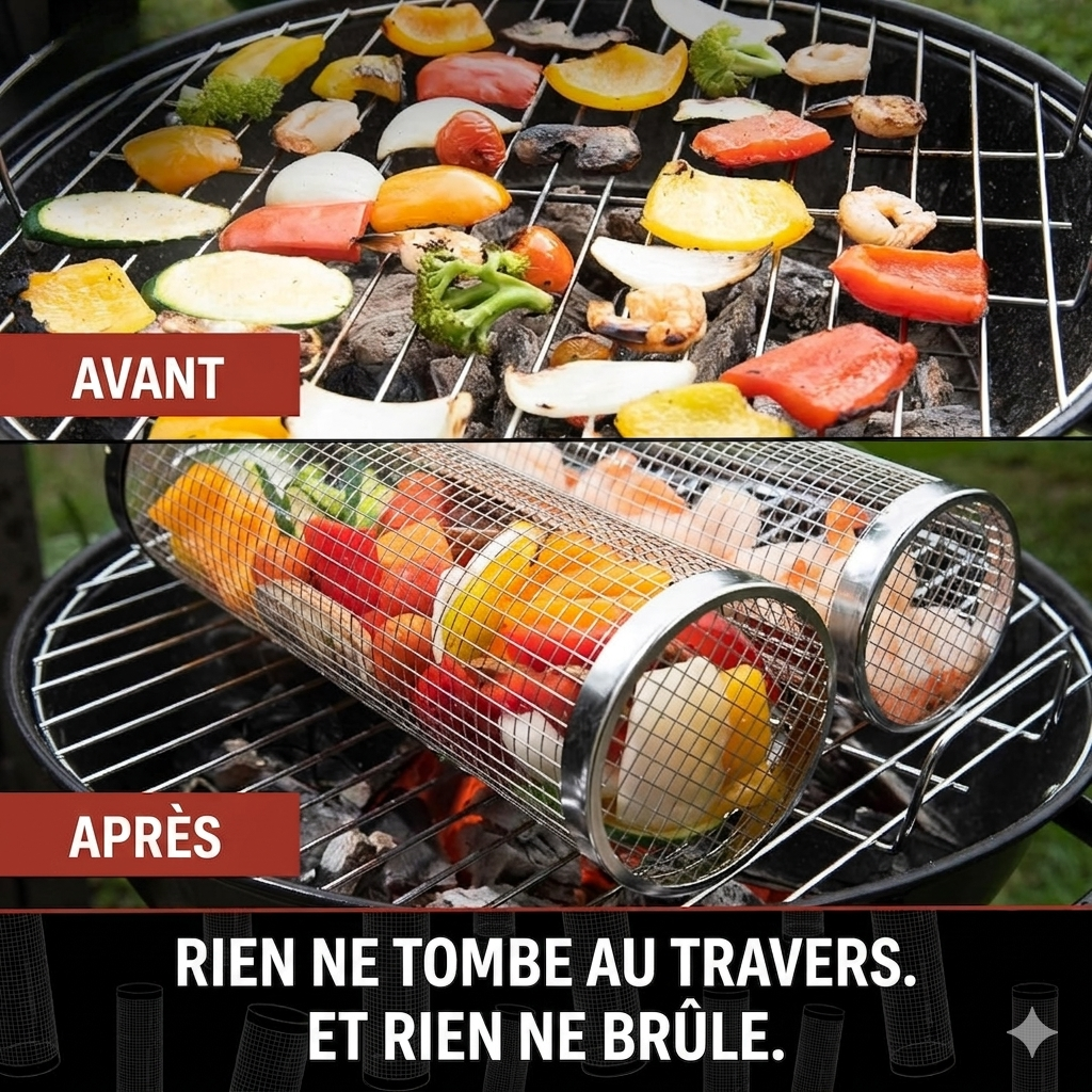 Panier de Cuisson pour Barbecue – Des grillades parfaites à chaque fois ✅